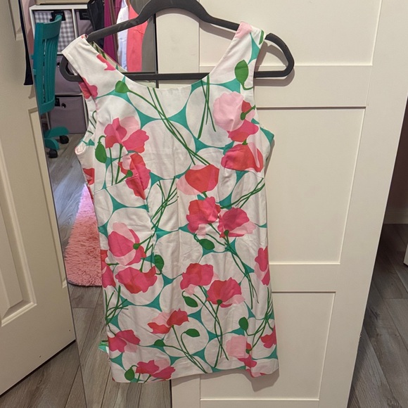 Lilly Pulitzer Dresses & Skirts - Lilly Pulitzer Pink and Green Floral Dress Sample